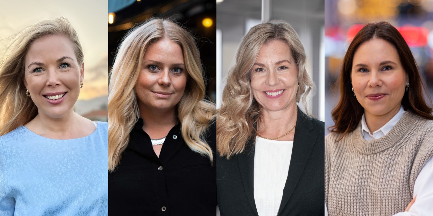 Lena Rune, Olivia Lindström, Sandrina Zetterström and Nina Sundberg.