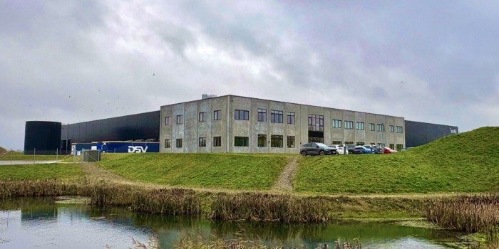The acquired logistics facility in  Hørning near Aarhus.