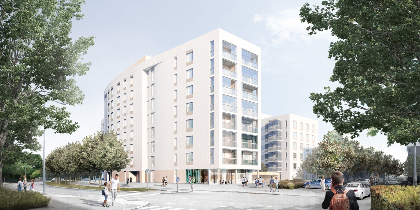 Skanska builds in Helsinki.