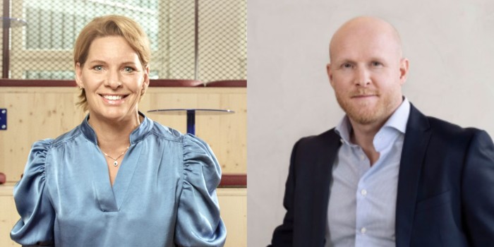 Annica Ånäs, CEO (left), and Andreas Wik.