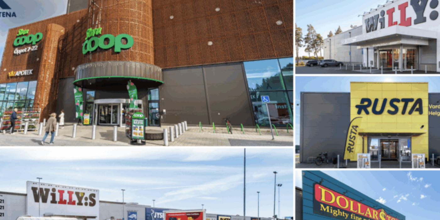 ABG Fastena sells Swedish retail property portfolio.