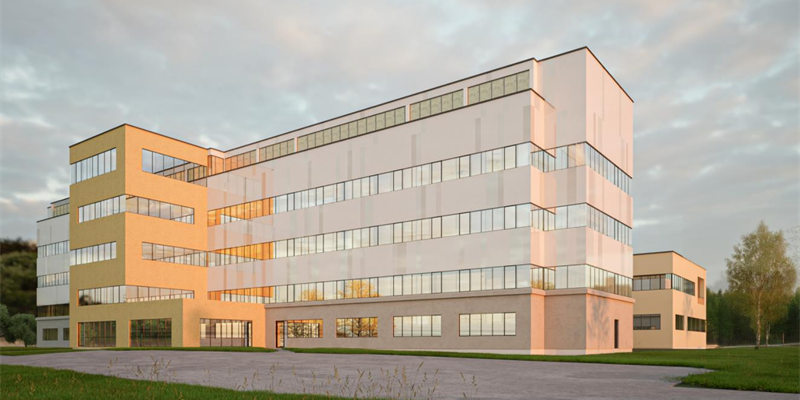 Vision image over the new jail in Skövde, Sweden.