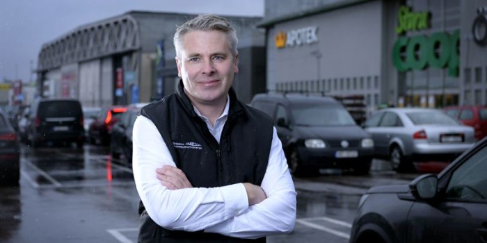 Thomas Holm, CEO of Svenska Handelsfastigheter.