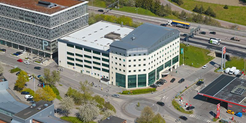 The property in Solna.