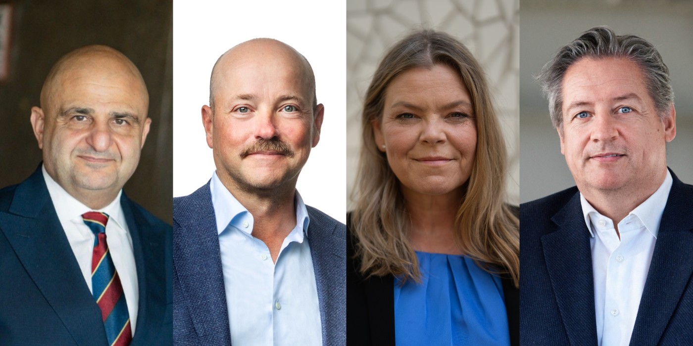 Sharam Rahi, Pål Ahlsén, Rikke Lykke and Bent Oustad.