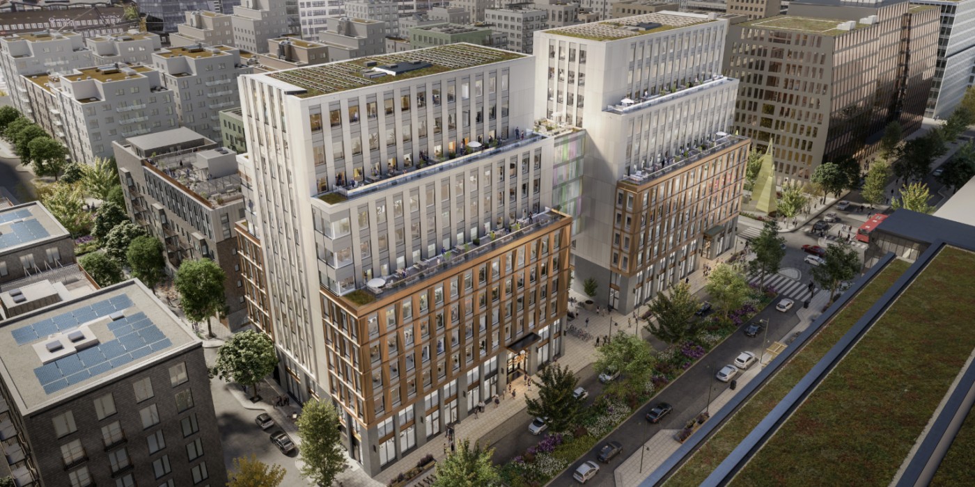 Infinity in Hagastaden in Stockholm.