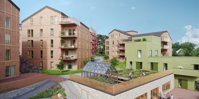 Veidekke builds for Selvaag Bolig.