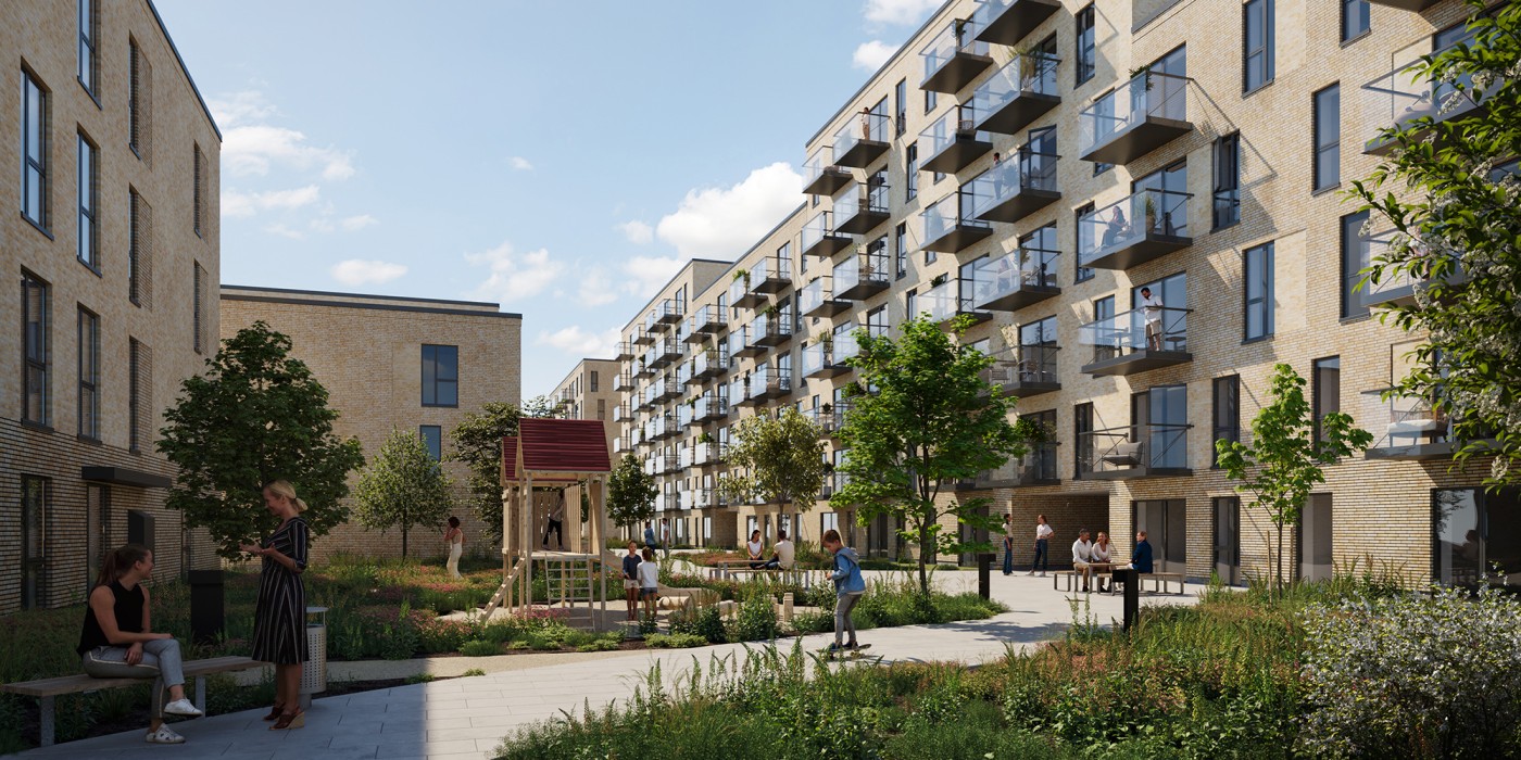 The development in Glostrup.