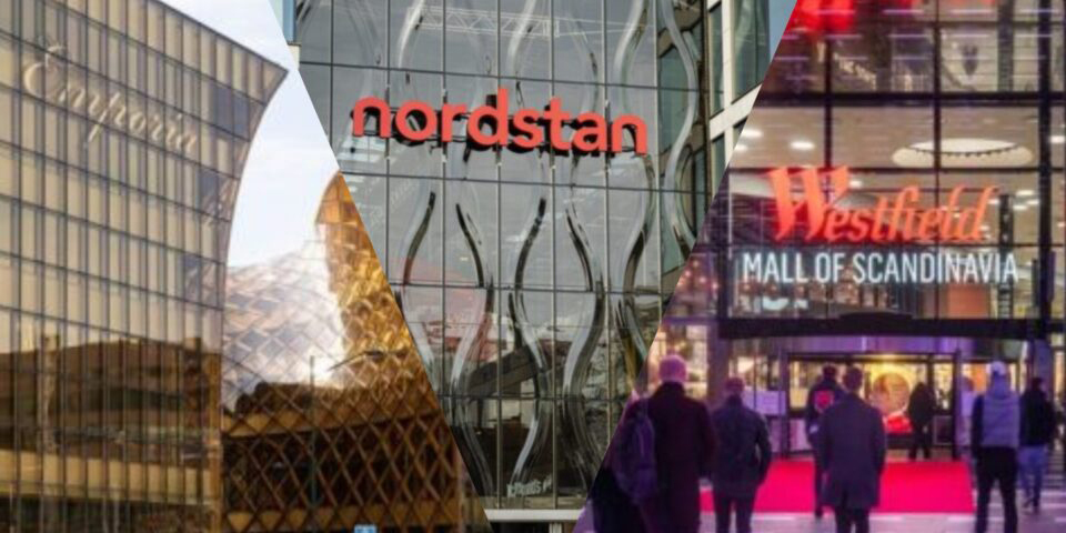 Emporia, Nordstan and Westfield Mall of Scandinavia.