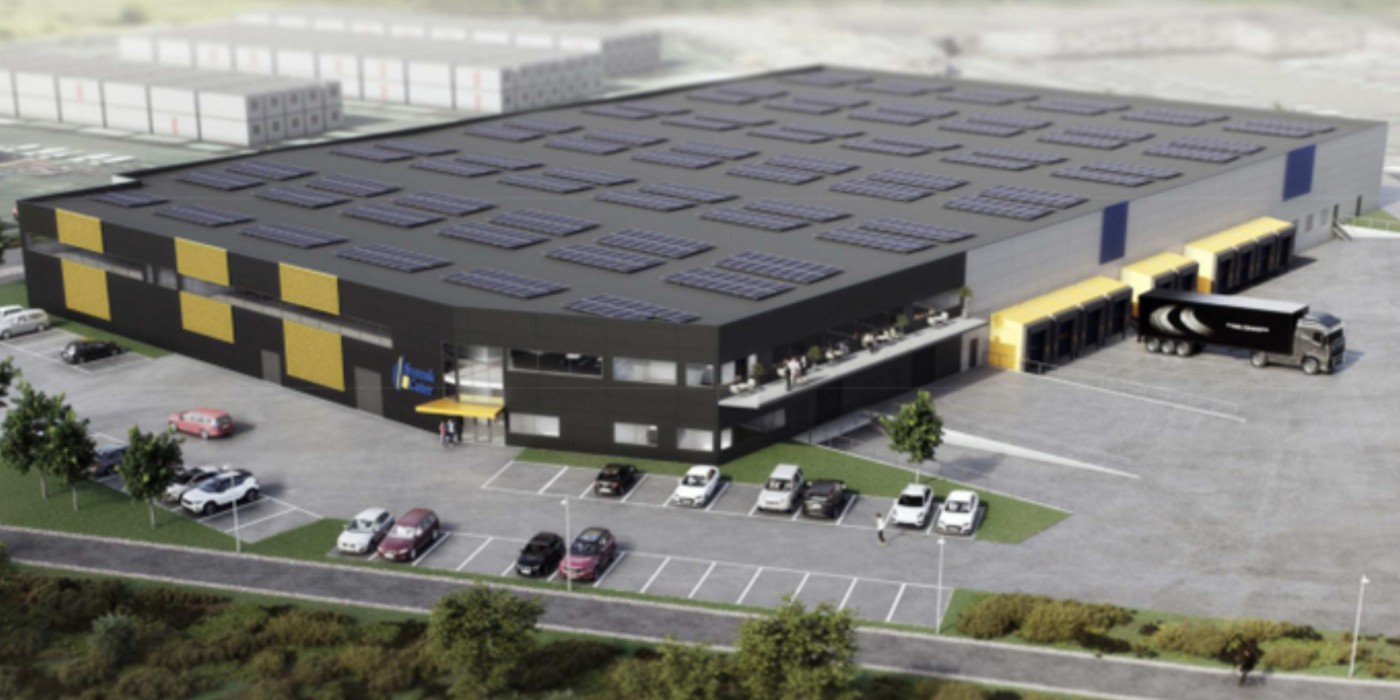 Svensk Cater's cold storage in Härryda.