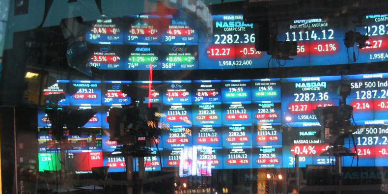 It was a blood-red month on the stock market in March.