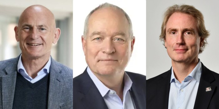 P-G Persson is chairman of both Diös and John Mattson, Lennart Sten is chairman of SBB and Erik Selin is chairman of SLP and Brinova.