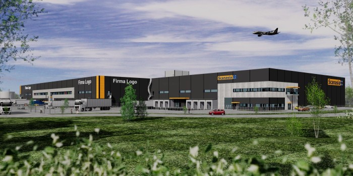 The total building area will be approximately 20,800 square metres, of which around 5,600 square metres will be specially adapted for Scanasia.