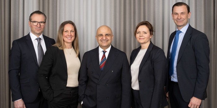 Emil Engelbrektsson, Ewa Wassberg, Sharam Rahi, Eva Sigurgeirsdottir and Martin Hag.