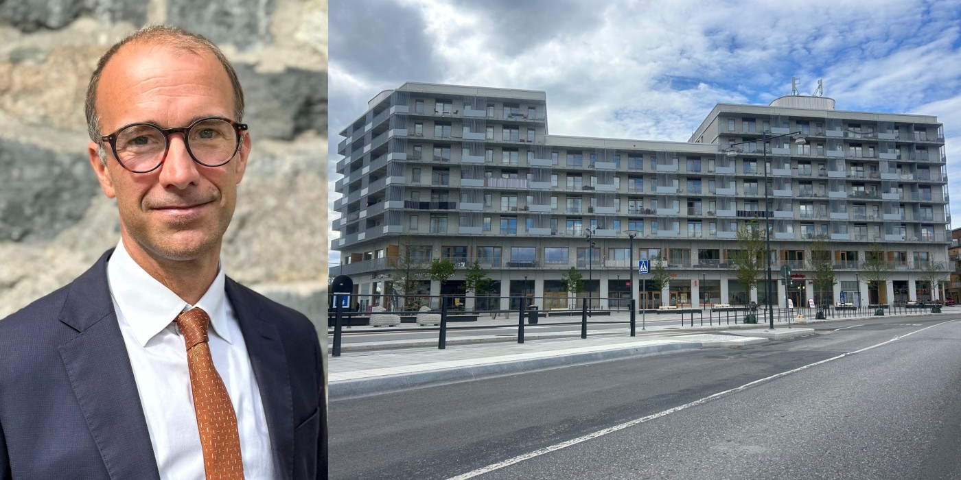 Johan Öhlund Lagerdahl and the the Atlas quarter in Stockholm.
