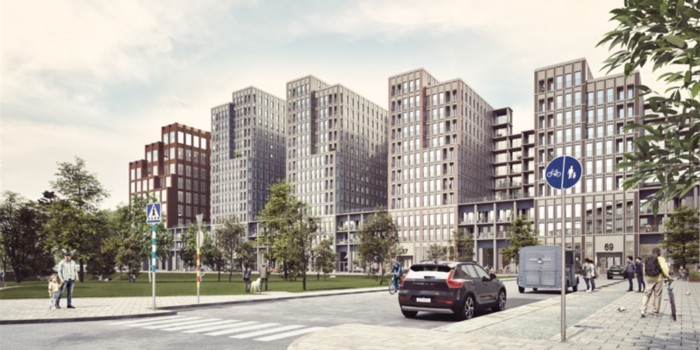Klövern buys project at Årstafältet in Stockholm.