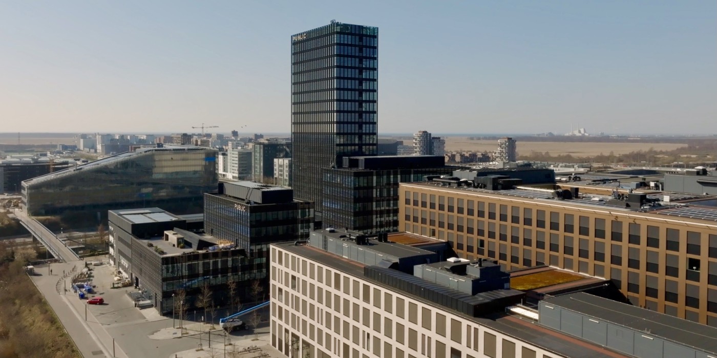 Public in Ørestad in Copenhagen.