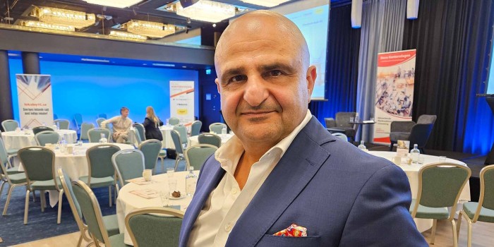 CEO of Balder, Sharam Rahi.