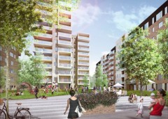 The plans are for 300 new apartments. 