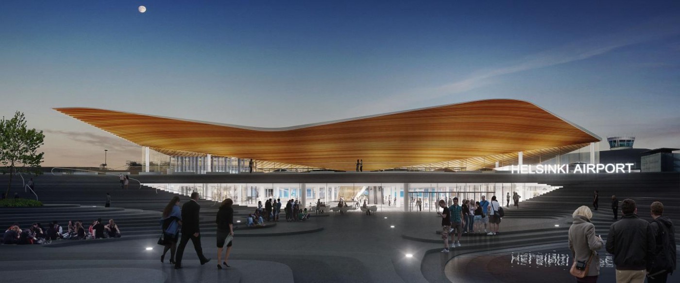 Helsinki Airport.