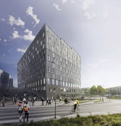 Skanska builds new hotel for Fabege in Arenastaden in Solna.