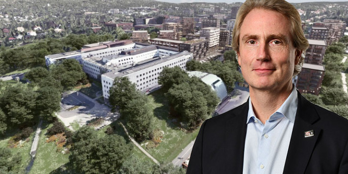 Erik Selin has made a bid on the Marienlyst plot in central Oslo.