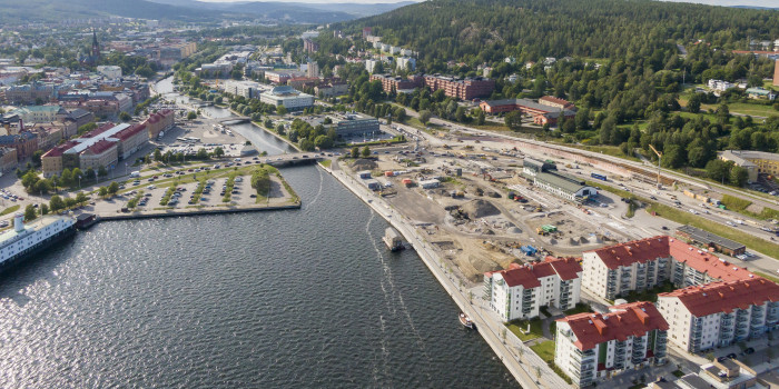 Norra kajen (the North Quay) in Sundsvall.
