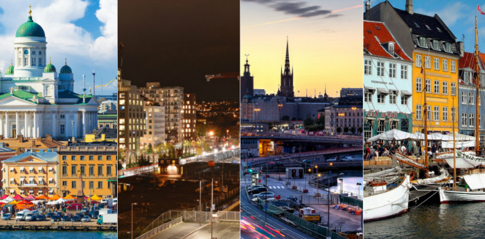 How has the development on the office markets in Helsinki, Oslo, Stockholm, and Copenhagen been the last five years?