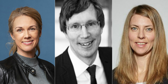 Maria Sidén, Daniel Gerlach, and Ulrika Grewe Ståhl.