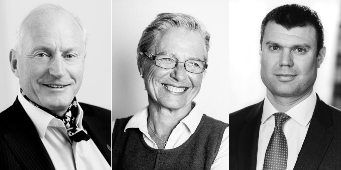 Christian Ringnes, Charlotte Axelsson, and Mikael Borg.