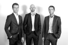 Henrik Hoffman, Jesper Jørgensen and Jesper Henkel.