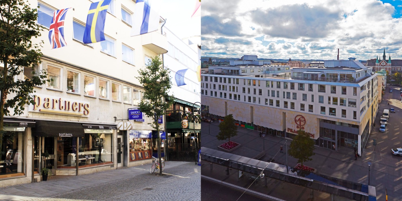 The properties Almen 4 and Harven 3 are two of the 21 properties in Jönköping that the start-up Muro Invest is buying from M2 Gruppen.